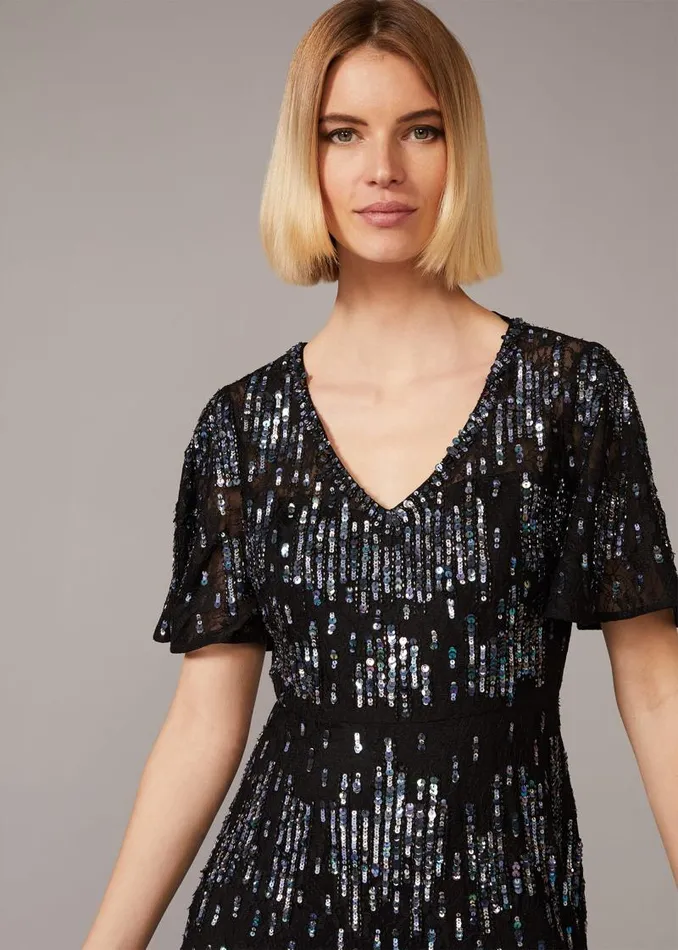 Clarabelle Sequin Embelished Maxi Dress Blackmulti Women Phase Eight Dresses Clarabelle Sequin Embelished Maxi Dress Blackmulti Women Phase Eight Dresses