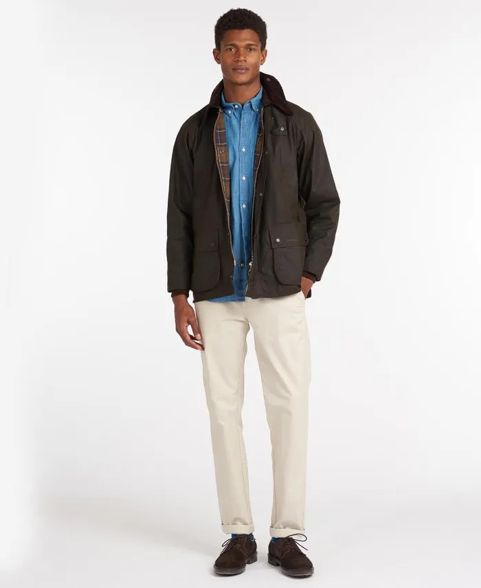 Classic Bedaleu00ae Waxed Jacket Olive Men Barbour Waxed Jackets