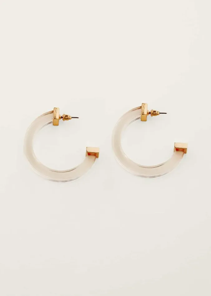 Clear Hoop Earring Clear Women Phase Eight Jewellery