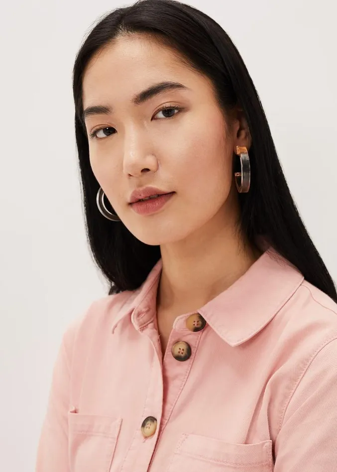 Clear Hoop Earring Clear Women Phase Eight Jewellery