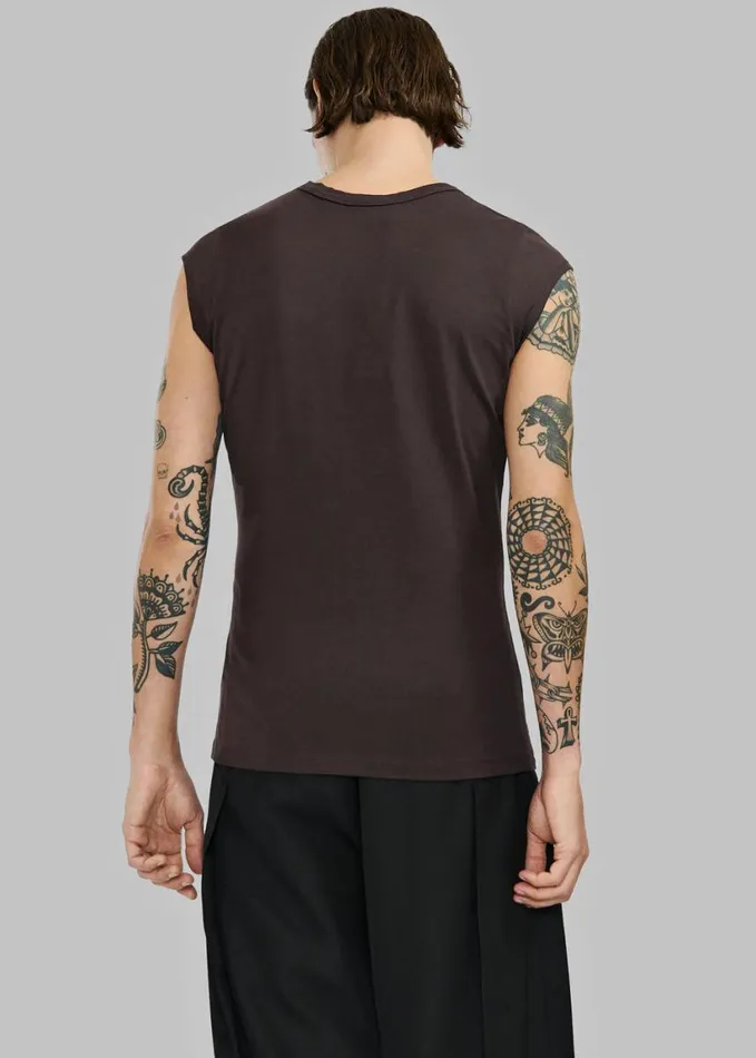 Clothing Men The Frankie Shop Louis Gabriel Nouchi Short Sleeves TShirt 8211 Expresso