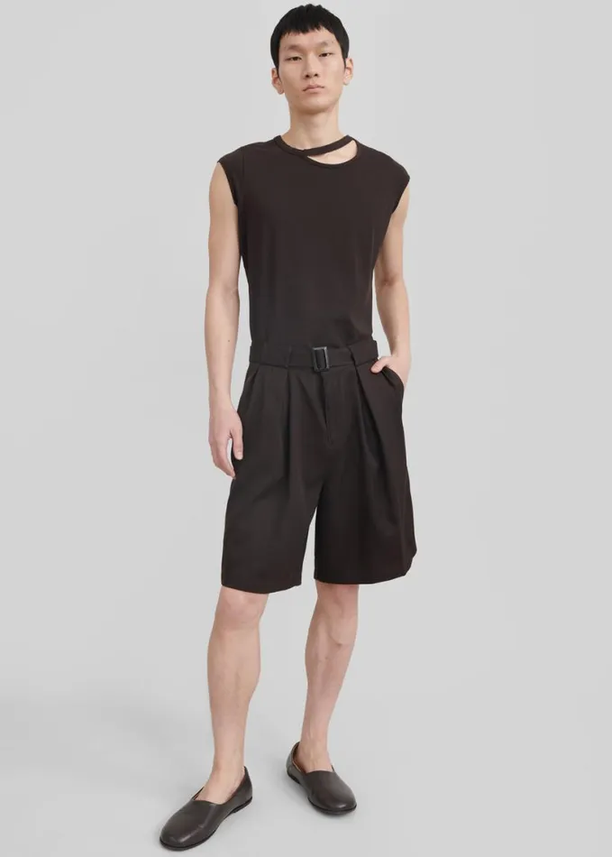 Clothing Men The Frankie Shop Louis Gabriel Nouchi Short Sleeves TShirt 8211 Expresso