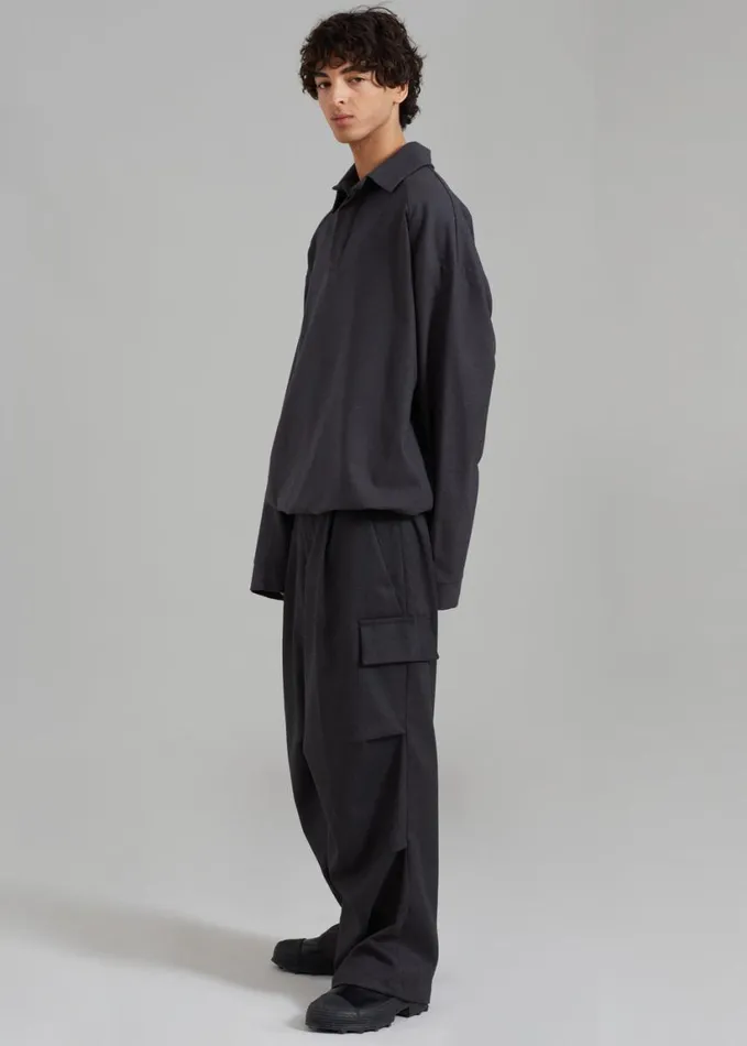 Clothing WomenMen The Frankie Shop Flint Cargo Pants 8211 Grey