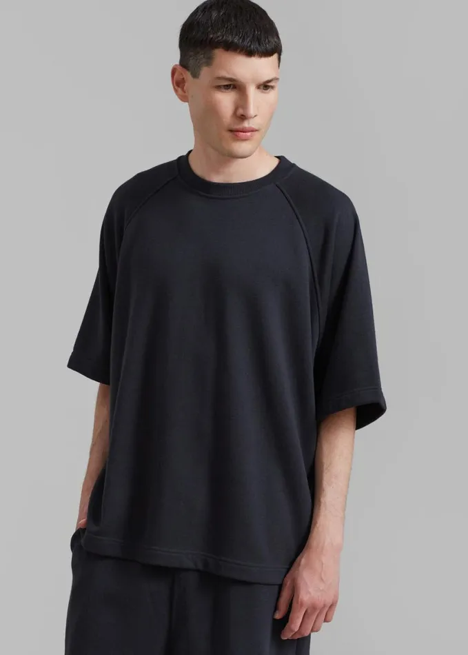 Clothing WomenMen The Frankie Shop Newton Sweat Tee 8211 Black