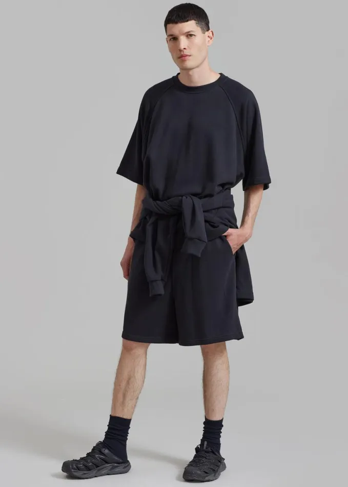 Clothing WomenMen The Frankie Shop Newton Sweat Tee 8211 Black