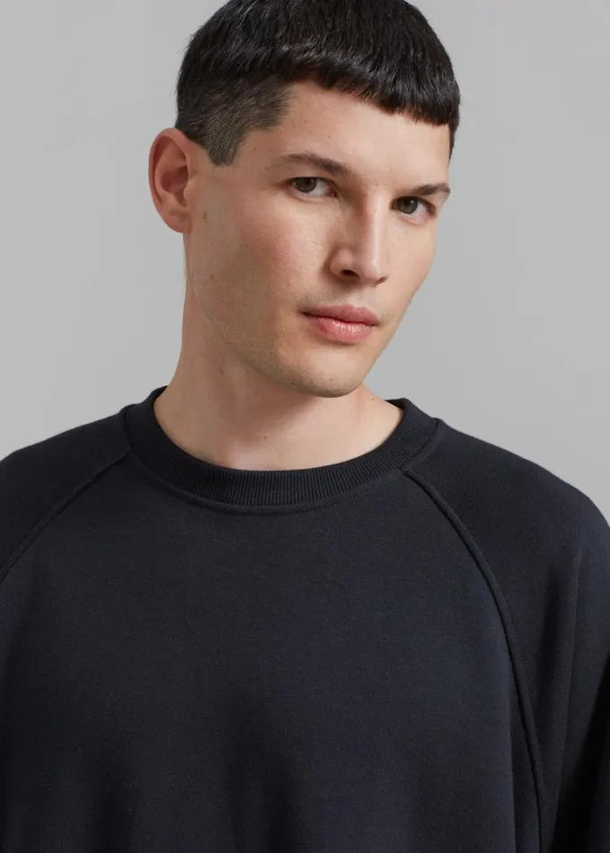 Clothing WomenMen The Frankie Shop Newton Sweat Tee 8211 Black