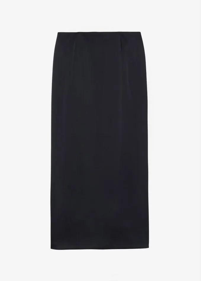 Clothing Women The Frankie Shop Adriana Midi Skirt 8211 Black