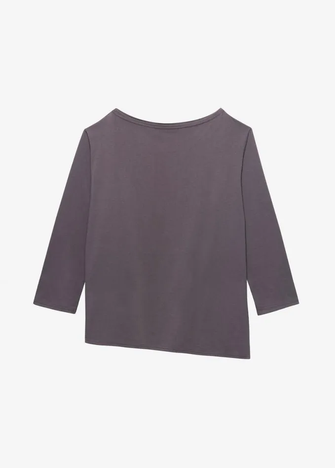 Clothing Women The Frankie Shop Apollo Long Sleeve Tee 8211 Charcoal
