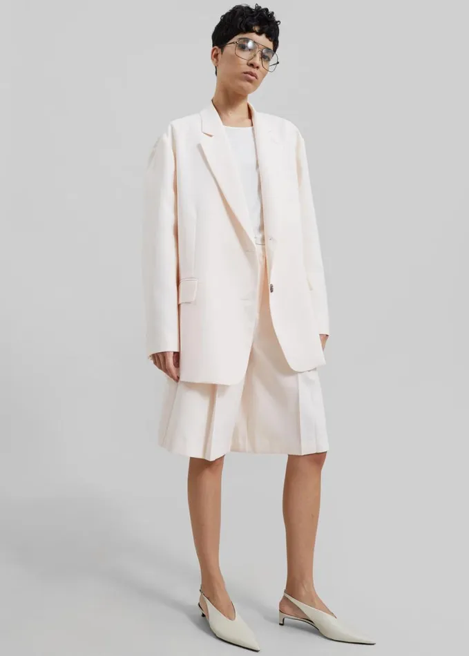 Clothing Women The Frankie Shop Bea Blazer 8211 Light Peach