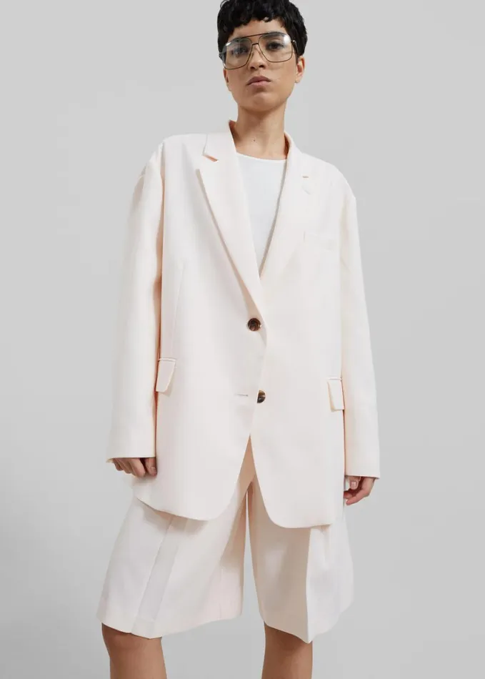 Clothing Women The Frankie Shop Bea Blazer 8211 Light Peach