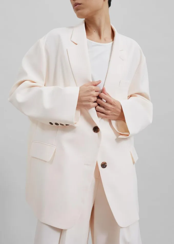Clothing Women The Frankie Shop Bea Blazer 8211 Light Peach