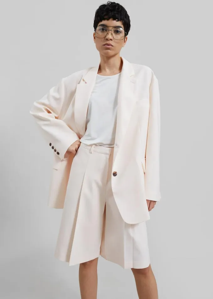 Clothing Women The Frankie Shop Bea Blazer 8211 Light Peach