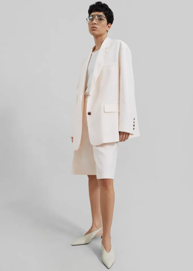Clothing Women The Frankie Shop Bea Blazer 8211 Light Peach