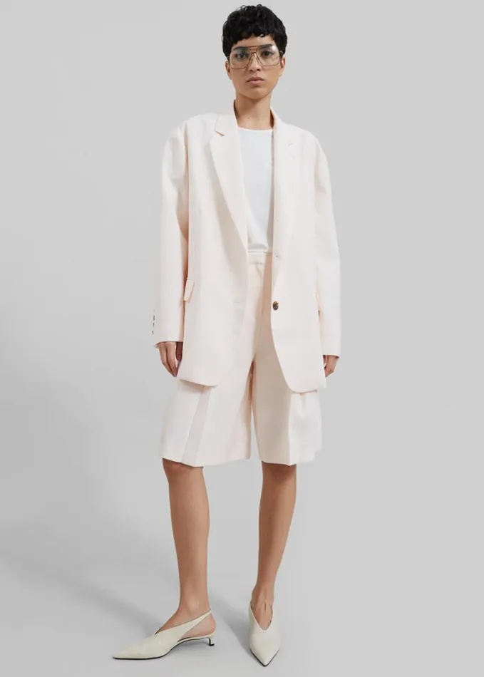 Clothing Women The Frankie Shop Bea Blazer 8211 Light Peach