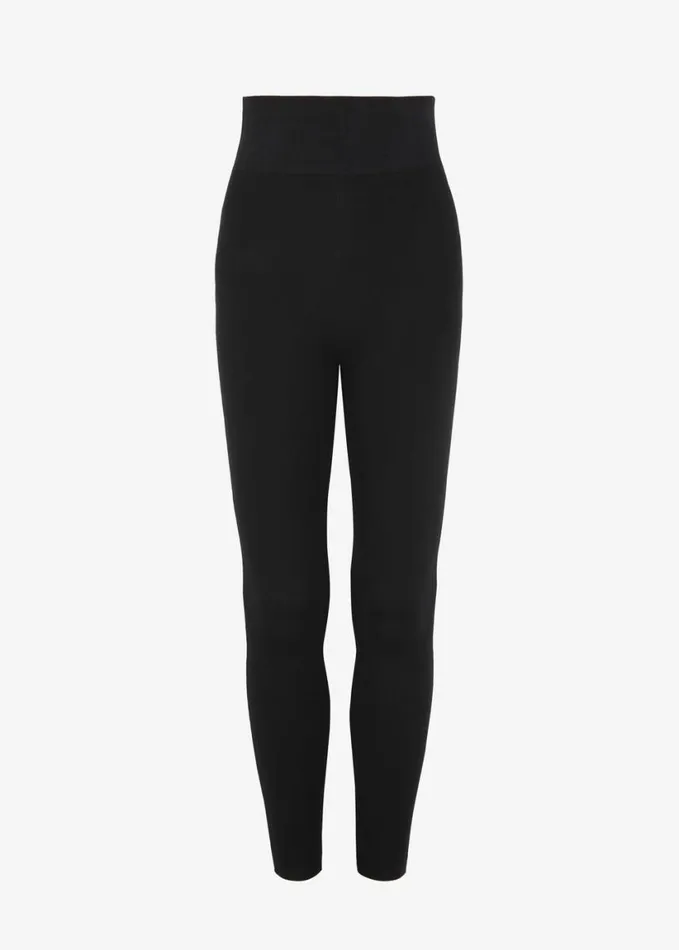 Clothing Women The Frankie Shop Cara Knit Leggings 8211 Black