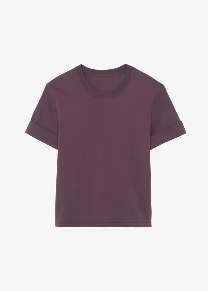 Clothing Women The Frankie Shop Cece TShirt 8211 Burgundy