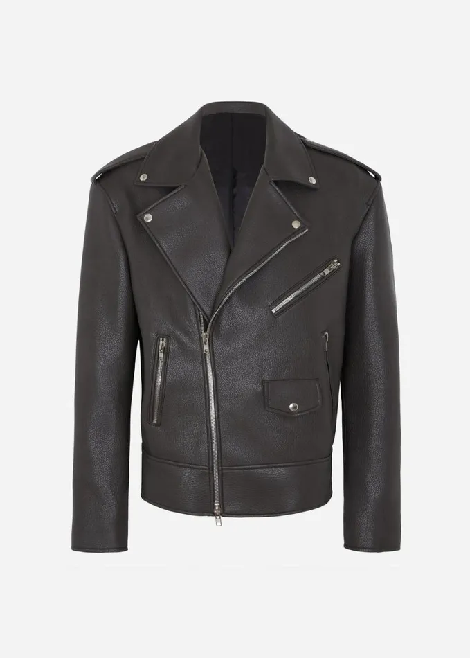 Clothing Women The Frankie Shop Chicago Oversized Biker Jacket 8211 Charcoal