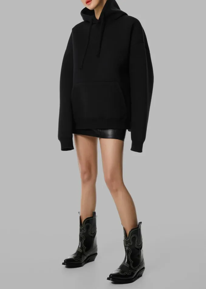 Clothing Women The Frankie Shop Easton Oversized Hoodie 8211 Black