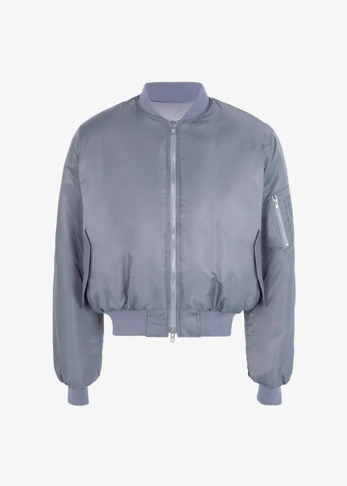 Clothing Women The Frankie Shop Erina Padded Bomber 8211 Grey