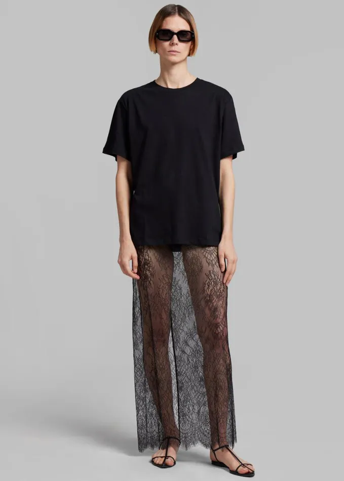 Clothing Women The Frankie Shop Esse Studios Solace Column Skirt 8211 Black