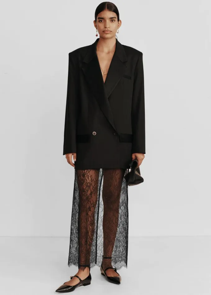 Clothing Women The Frankie Shop Esse Studios Solace Column Skirt 8211 Black
