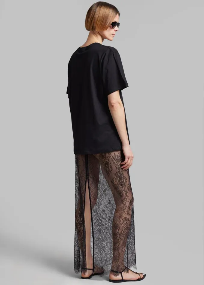 Clothing Women The Frankie Shop Esse Studios Solace Column Skirt 8211 Black