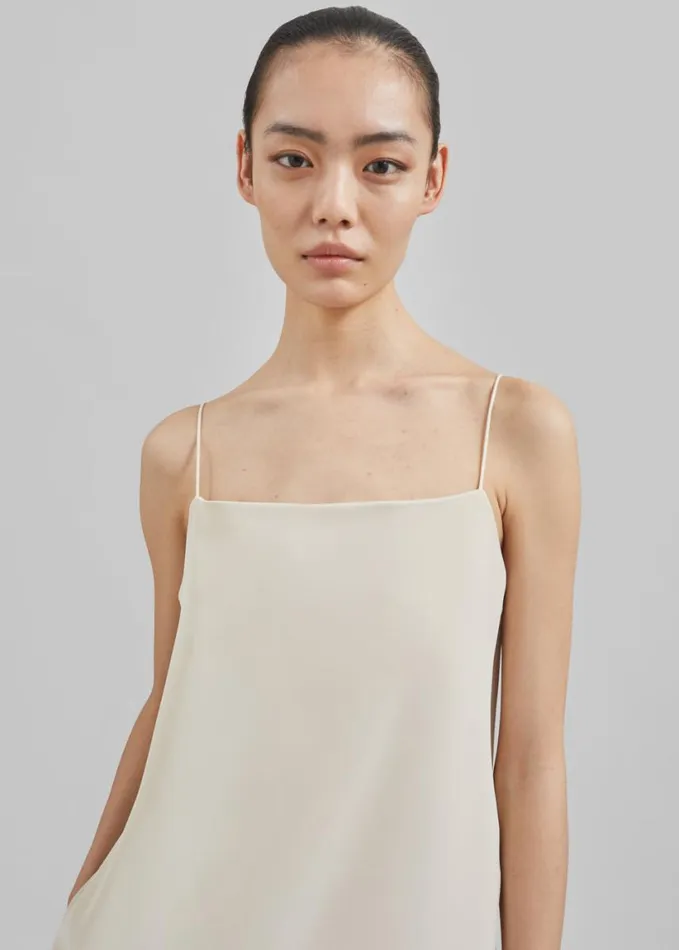 Clothing Women The Frankie Shop Imre Tank Top 8211 Beige