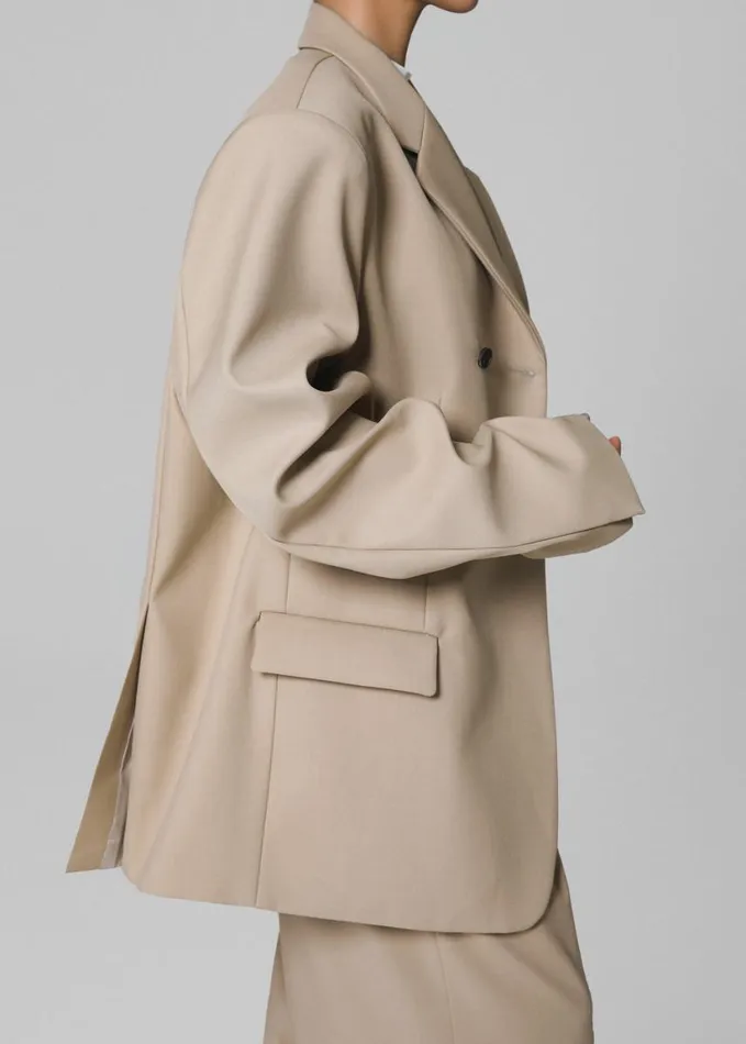 Clothing Women The Frankie Shop Iva Blazer 8211 Beige