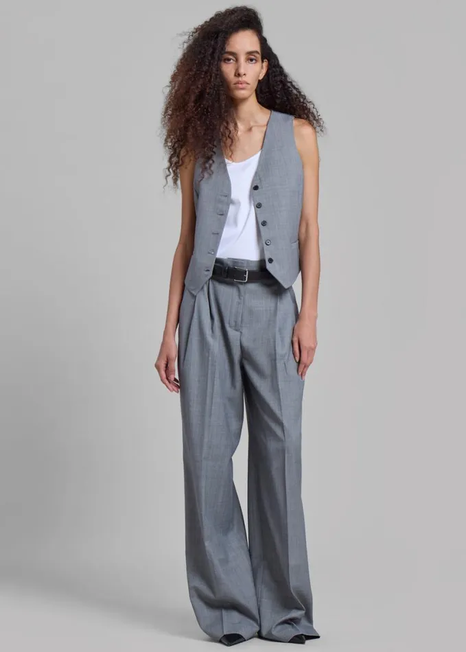 Clothing Women The Frankie Shop Jorae Vest 8211 Grey