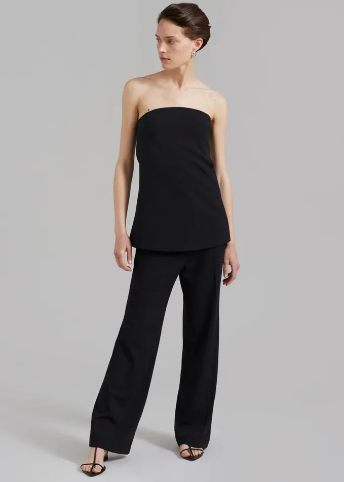 Clothing Women The Frankie Shop Kit Trousers 8211 Black