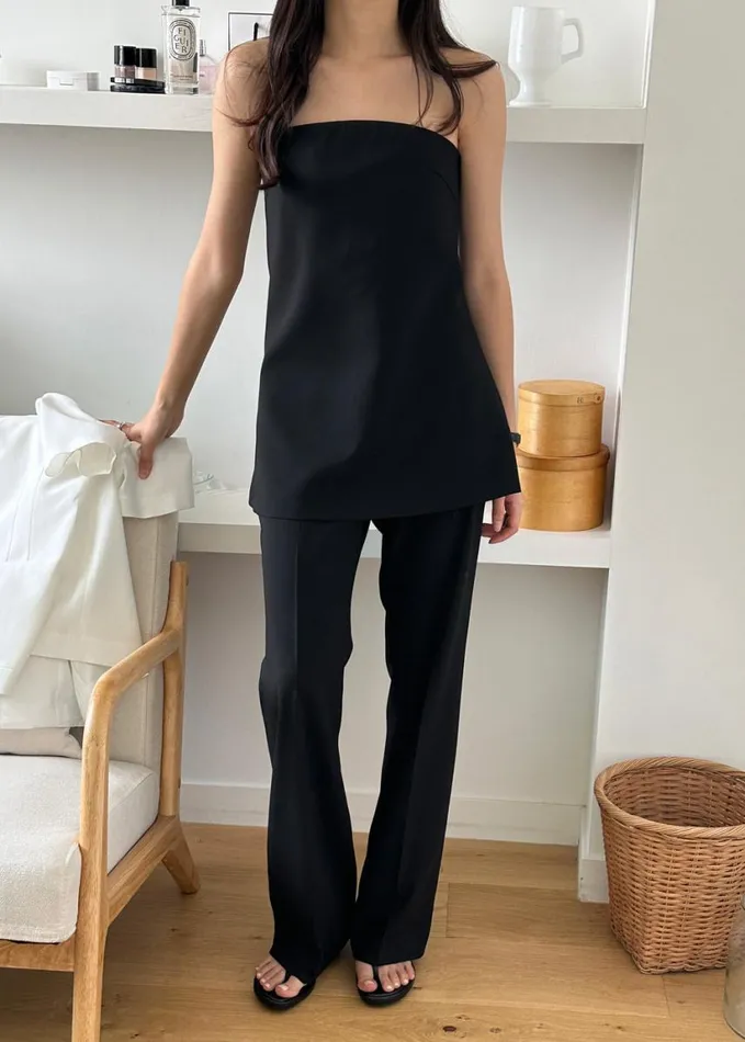 Clothing Women The Frankie Shop Kit Trousers 8211 Black