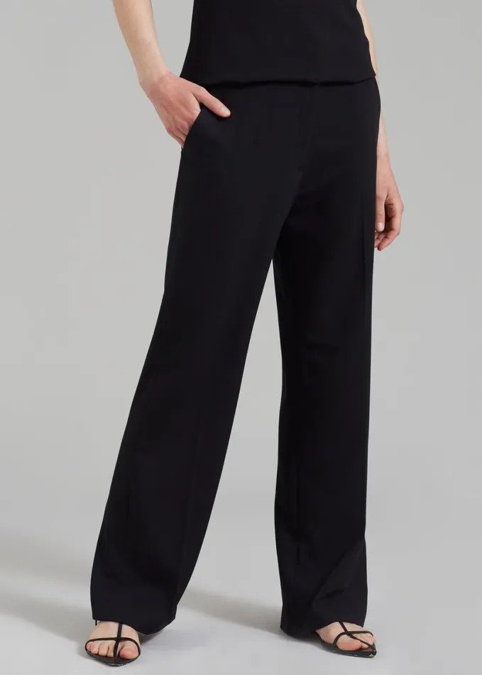 Clothing Women The Frankie Shop Kit Trousers 8211 Black