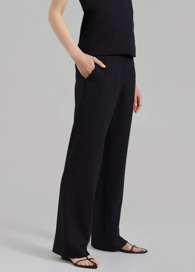 Clothing Women The Frankie Shop Kit Trousers 8211 Black
