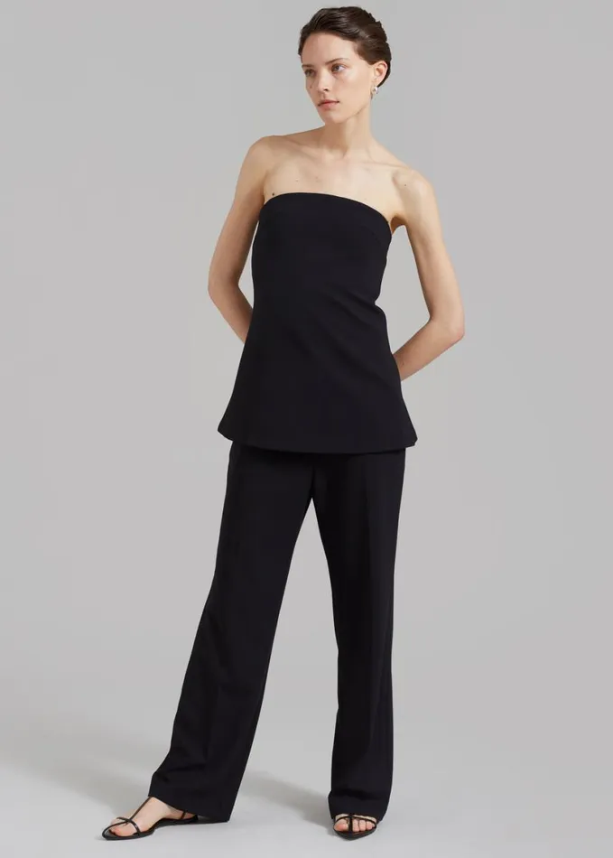 Clothing Women The Frankie Shop Kit Trousers 8211 Black
