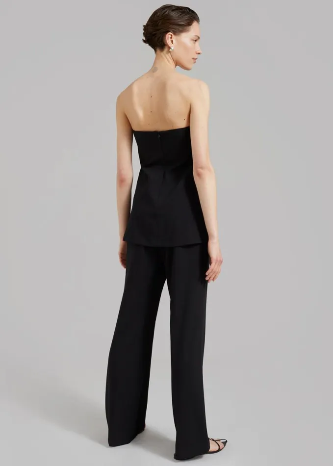 Clothing Women The Frankie Shop Kit Trousers 8211 Black