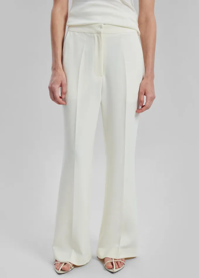 Clothing Women The Frankie Shop Layne Trousers 8211 Off White