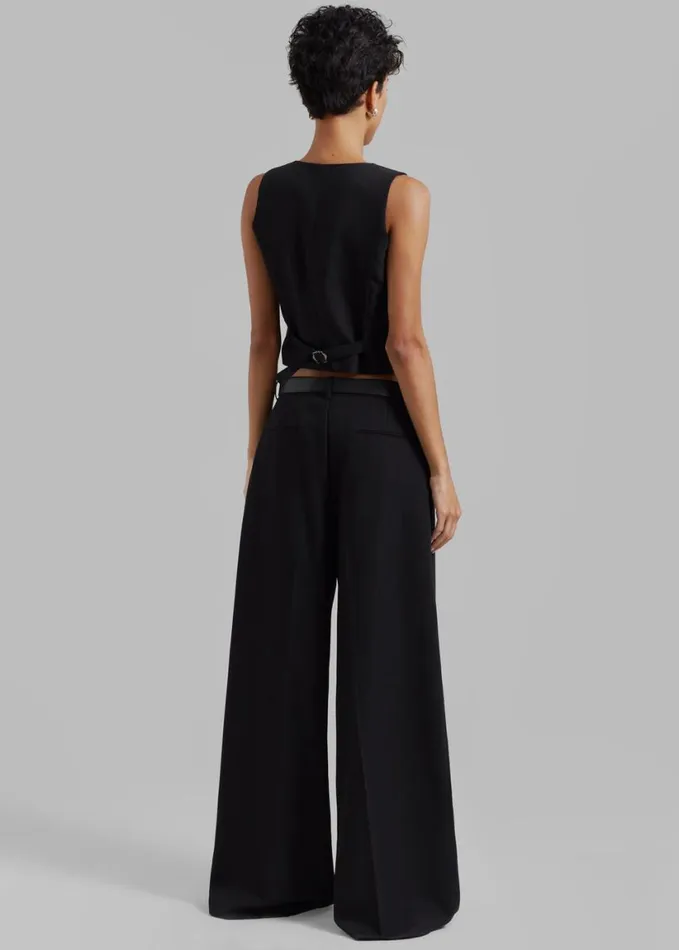 Clothing Women The Frankie Shop Lillian Vest 8211 Black