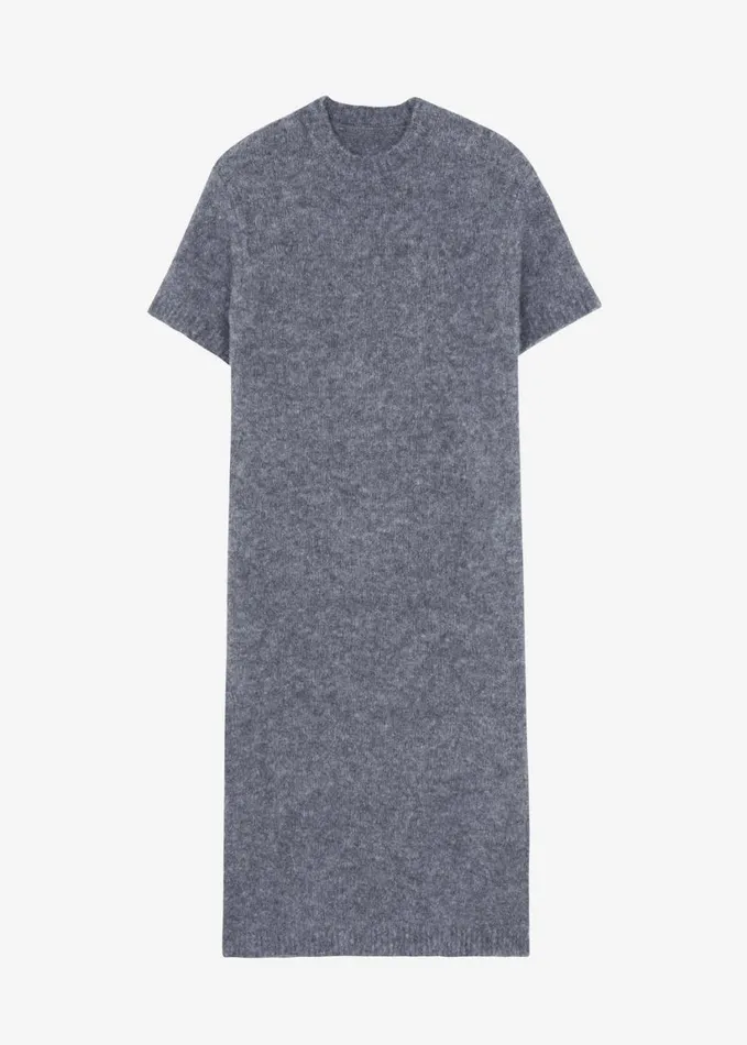 Clothing Women The Frankie Shop Luz Knit Dress 8211 Grey