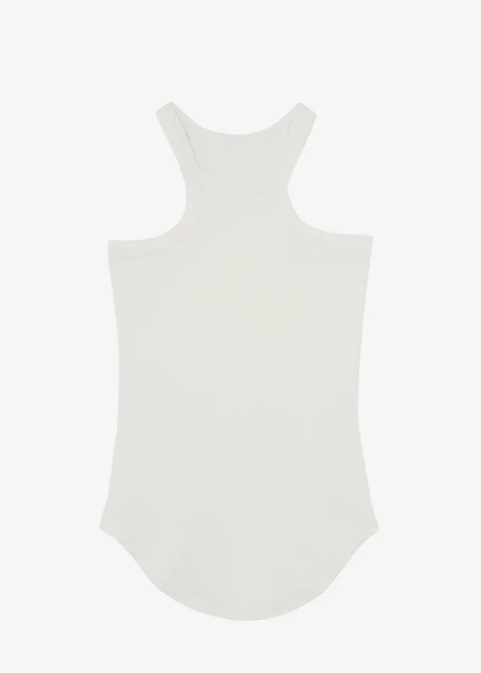 Clothing Women The Frankie Shop Omi Halter Tank Top 8211 Cream