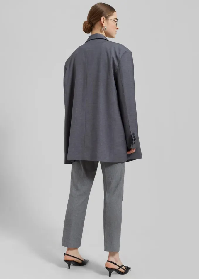 Clothing Women The Frankie Shop Quincy Blazer 8211 Grey