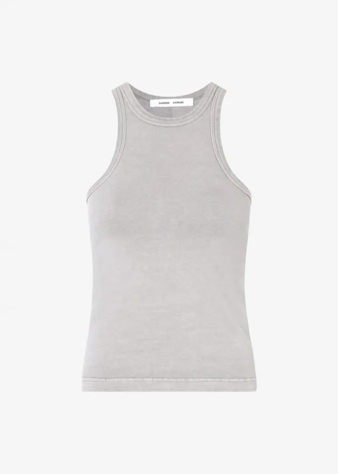 Clothing Women The Frankie Shop Samse Samse Helene Tank Top 8211 Gull Gray