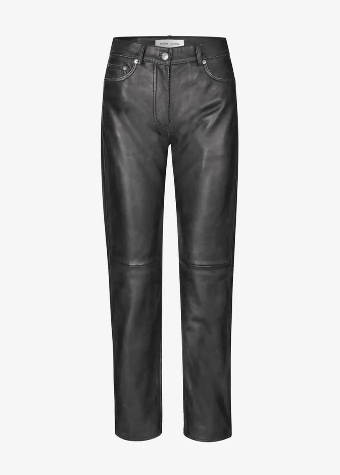 Clothing Women The Frankie Shop Samse Samse Salynn Trousers 8211 Washed Black Olive