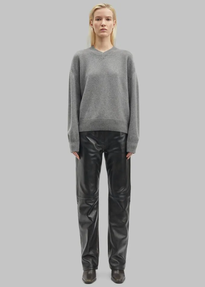 Clothing Women The Frankie Shop Samse Samse Salynn Trousers 8211 Washed Black Olive