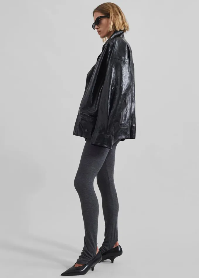 Clothing Women The Frankie Shop Savannah Faux Leather Jacket 8211 Black