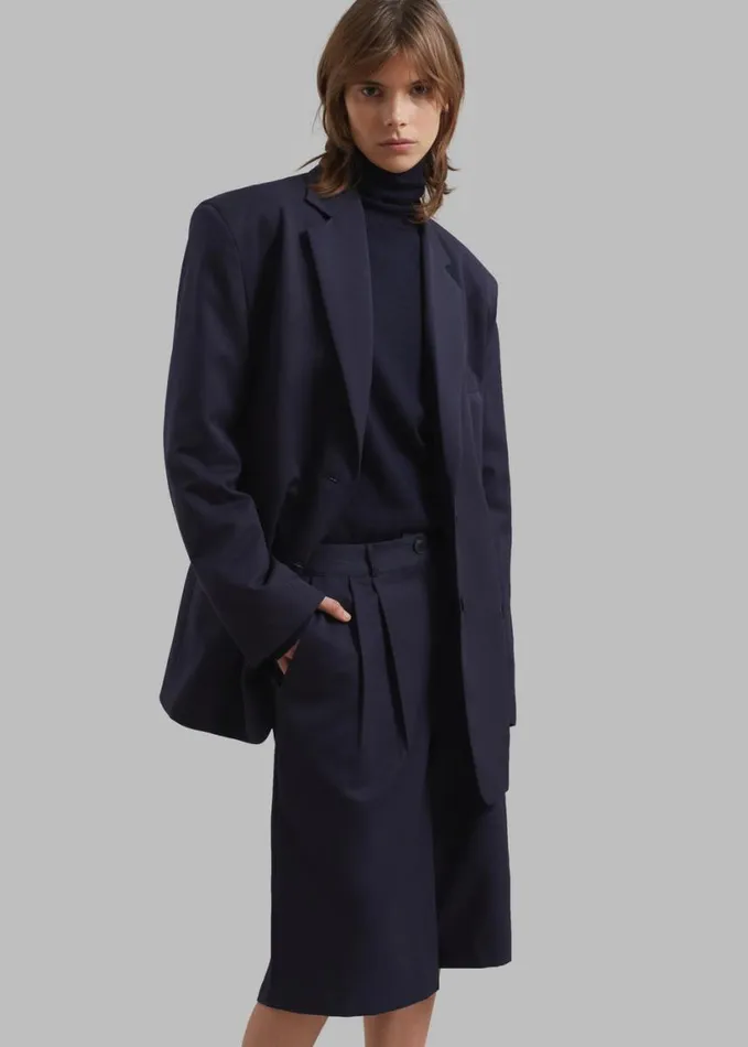 Clothing Women The Frankie Shop Wilma Blazer 8211 Navy