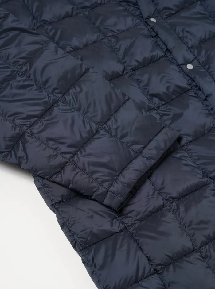 Coats and Outerwear Men Universal Works Taion Hanten Down Cardigan In Dark Navy Nylon