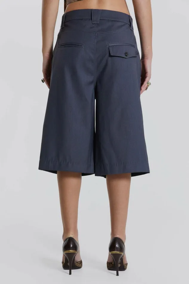 Coltraine Tailored Wide Leg Shorts Grey Women Jaded London Shorts and Jorts Coltraine Tailored Wide Leg Shorts Grey Women Jaded London Shorts and Jorts