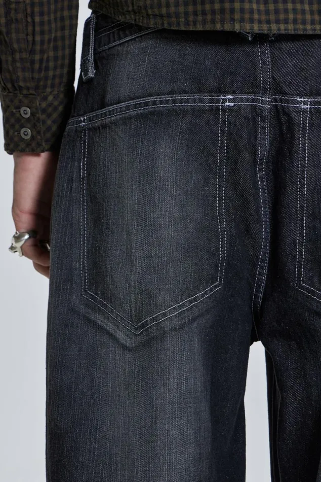 Contrast Stitch Skate Colossus Jeans Black WomenMen Jaded London Colossus Jeans Contrast Stitch Skate Colossus Jeans Black WomenMen Jaded London Colossus Jeans
