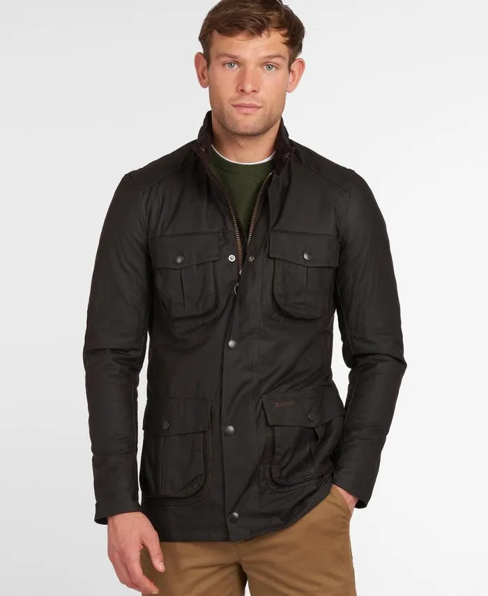 Corbridge Wax Jacket Black Men Barbour Waxed Jackets