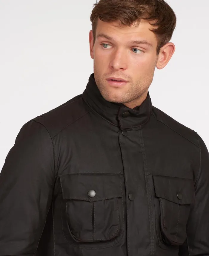Corbridge Wax Jacket Black Men Barbour Waxed Jackets